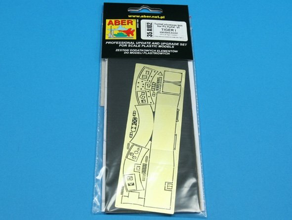 Aber 35A102 Turret stowage bin for german tank Pz. Kpfw. VI Tiger I, standard model 1/35 – zdjęcie 3