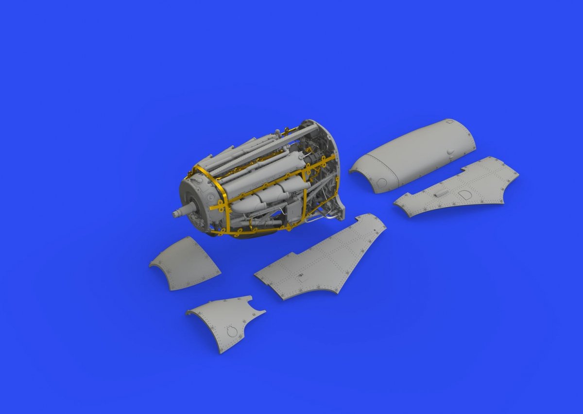 Eduard 648582 Spitfire Mk. I engine for Eduard 1/48 – image 4