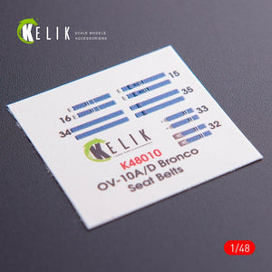 KELIK K48011 OV-10D+ BRONCO INTERIOR 3D DECALS FOR ICM KIT 1/48 – zdjęcie 5