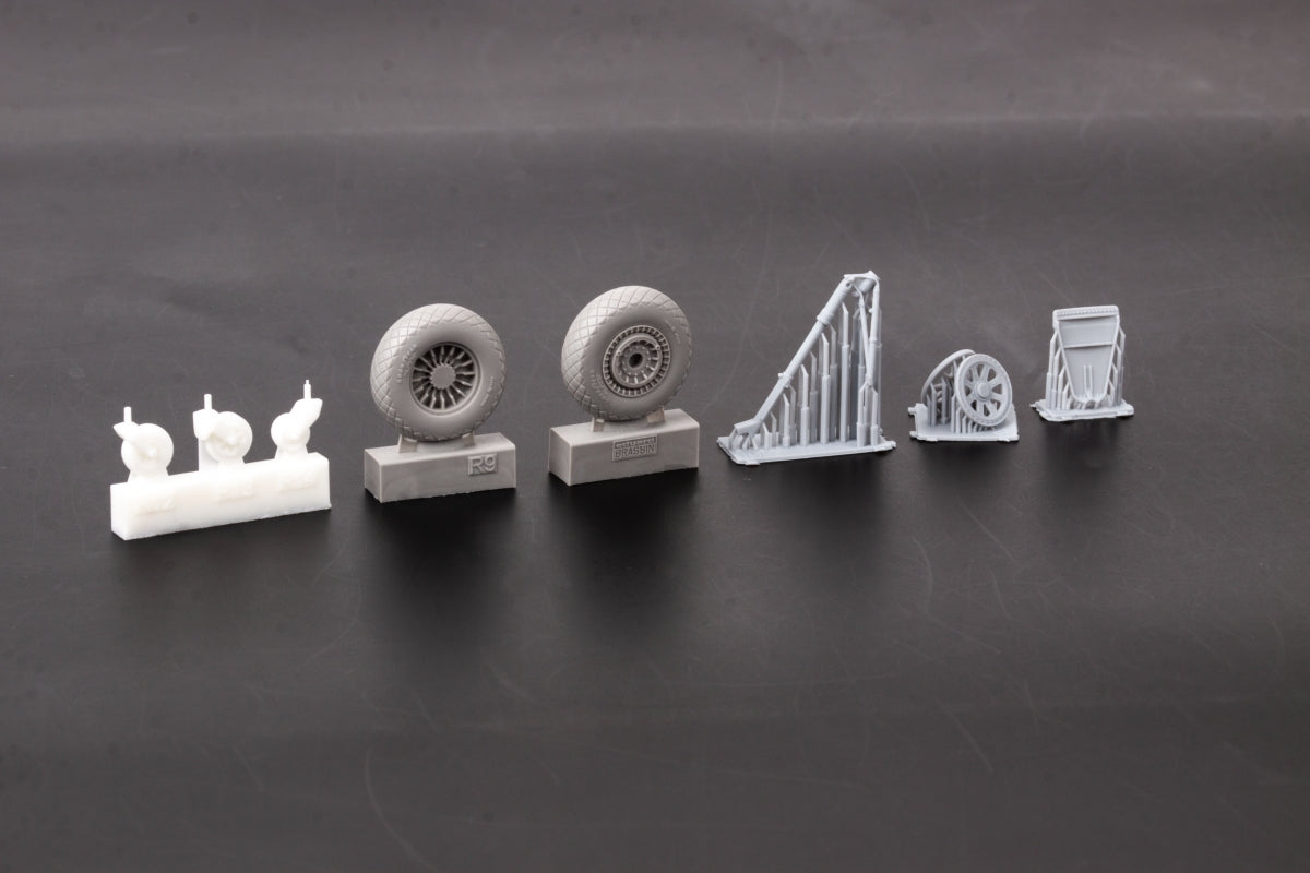 Eduard 648965 TBF/ TBM wheels w/ pattern ACADEMY 1/48 – zdjęcie 4