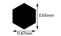 Hasegawa PA43 Modeling Mesh Hexagon-Large – zdjęcie 3
