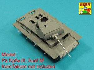 Aber 35L-316 50mm barrel KwK39l/60 for Panzer III J late 1/35 – image 6