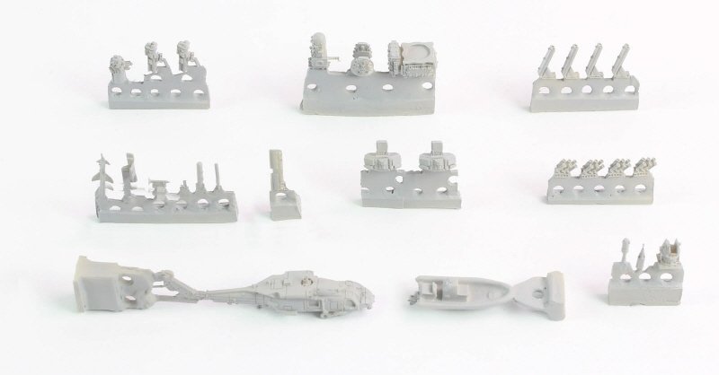 Pontos 37019F1 USS FFG Oliver Hazard Perry Class Long Hull Detail Up Set ADVANCED 1/350 – zdjęcie 8