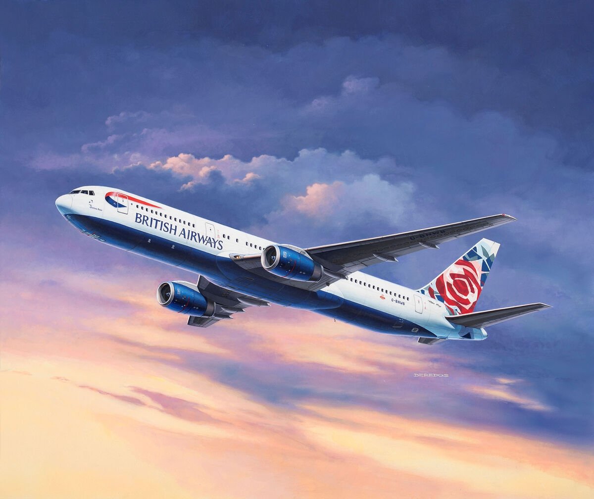 Revell 03862 Boeing 767-300ER British Airways &amp;quot;Chelsea Rose&amp;quot; 1/144