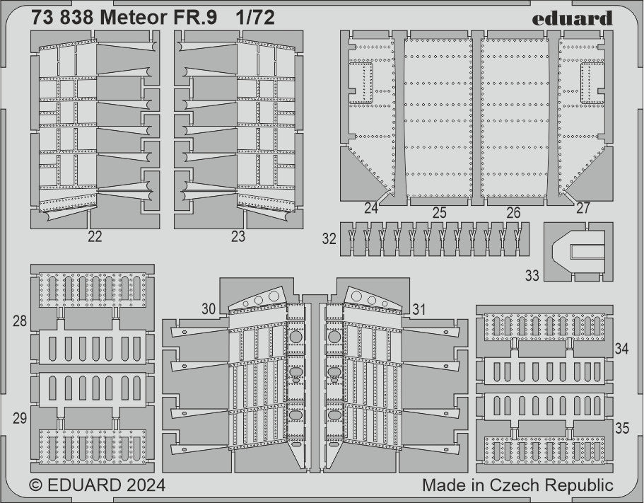 Eduard 73838 Meteor FR.9 AIRFIX 1/72
