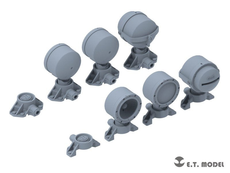 E.T. Model P35-208 Bosch Lamp Lights for WWII German Vehicles (3D Printed) 1/35 – zdjęcie 2