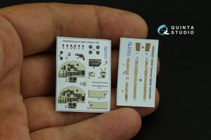 Quinta Studio QD48209 Arado Ar 68 E/F 3D-Printed &amp;amp; coloured Interior on decal paper (Roden) 1/48 – zdjęcie 5