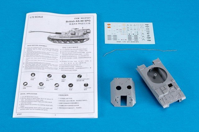 Trumpeter 07221 U. K. AS-90 SPG 1/72 – immagine 2