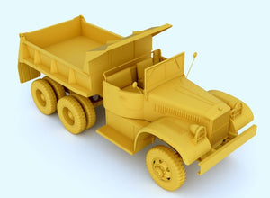 Mirror Model 35806 US Diamond T 972 Dump Truck Late open Cab 1/35 – image 3