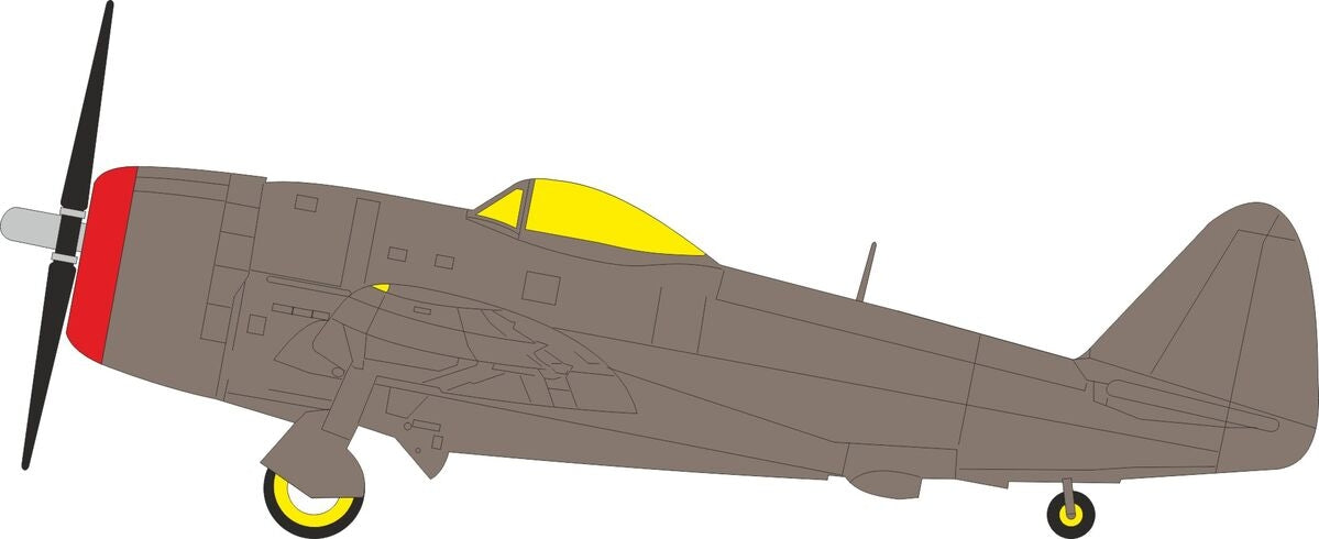 Eduard EX1162 P-47M TFace Paint Mask Set for MINIART 1/48