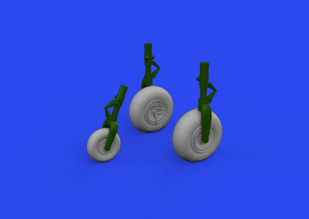 Eduard 648879 Do 335A wheels TAMIYA 1/48 – zdjęcie 3