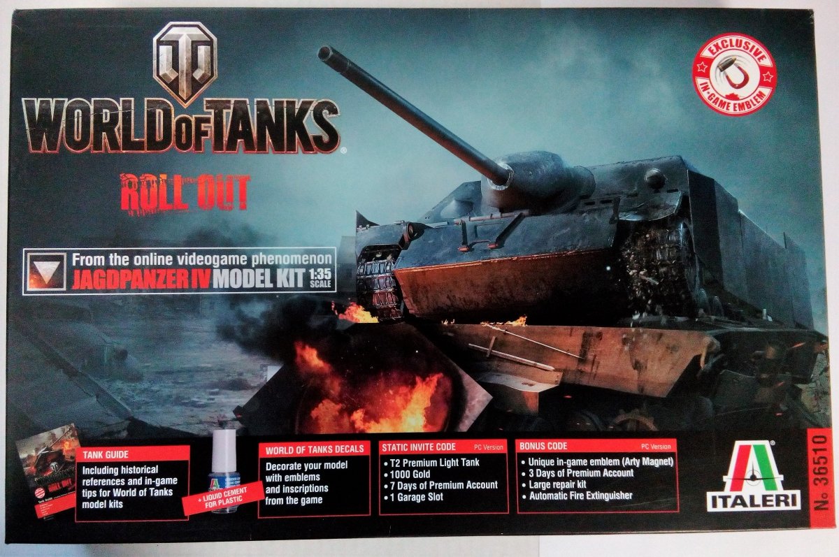 Italeri 36510 World Of Tanks - Jagdpanzer IV 1/35 – zdjęcie 2