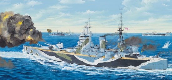 Trumpeter 03708 HMS Nelson 1944 1/200