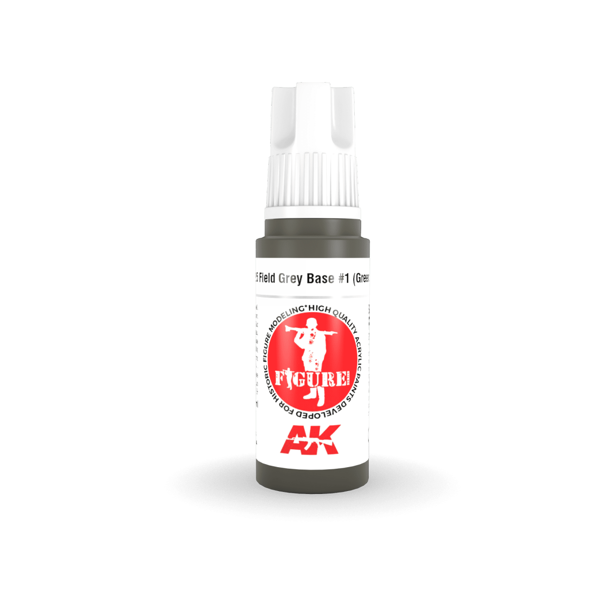AK Interactive AK11425 Field Grey Base #1 (Green uniform) 17ml – zdjęcie 2