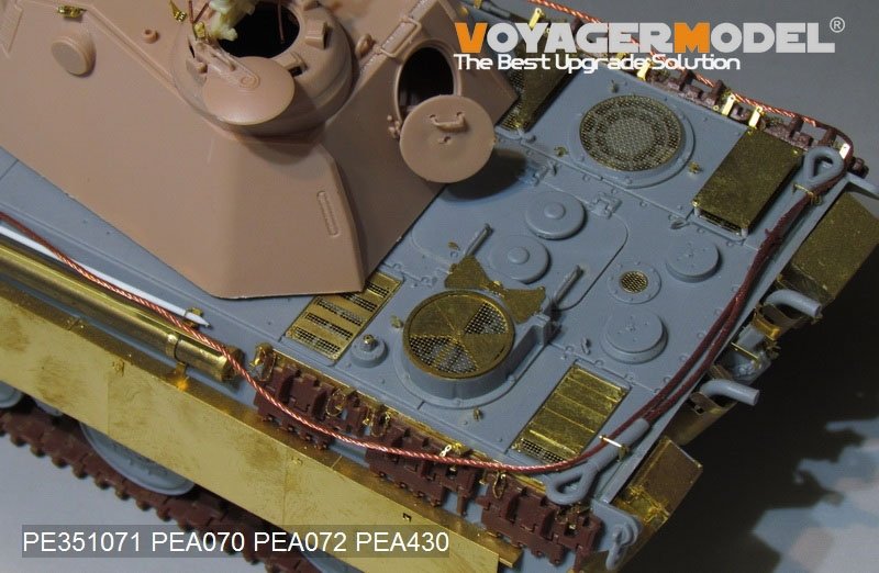 Voyager Model PE351071 WWII German Panther II Prototype Design Plan basic for Amusing Hobby 1/35 – imagen 6