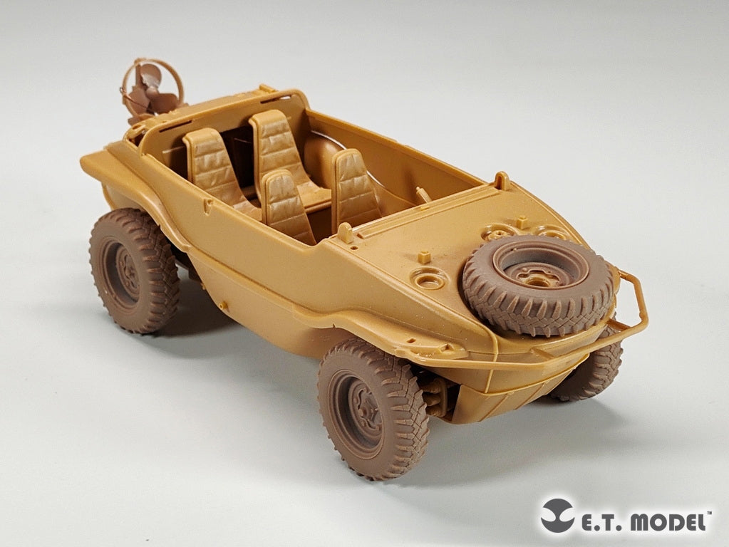 E.T. Model P35-136 WWII German Schwimmwagen Type166 Sagged wheels Wide For TAMIYA Kit 1/35 – zdjęcie 9