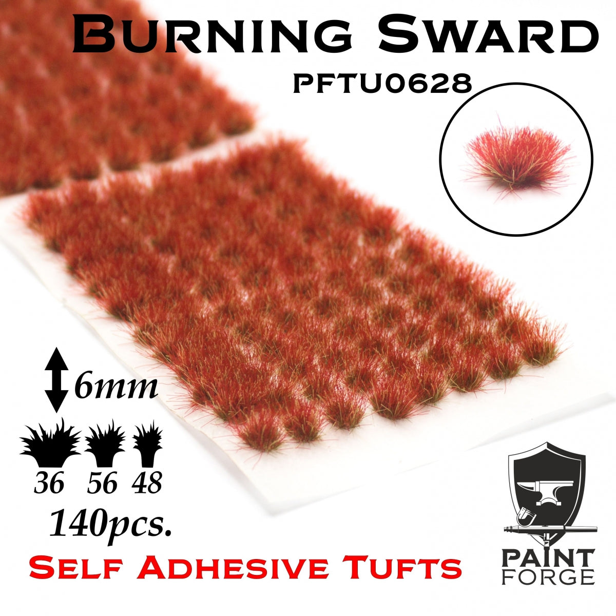 Paint Forge PFTU0628 Burning Sward 6mm