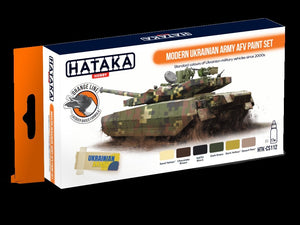 Hataka HTK-CS112 Modern Ukrainian Army AFV paint set (6x17ml)