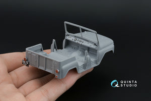 Quinta Studio QD43003 UAZ-469 3D-Printed &amp;amp; colored Interior on decal paper (Zvezda) 1/43 – image 11