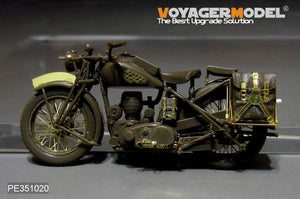 Voyager Model PE351020 WWII British BSA M20 Military Motorcycle upgrade set For TAMIYA 35316 1/35 – image 3