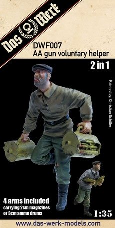 Das Werk DWF007 AA gun volunteer helper 2 en 1 1/35