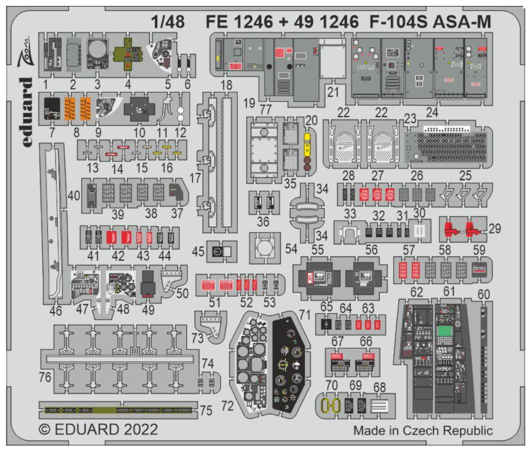 Eduard 491246 F-104S ASA-M KINETIC 1/48 – zdjęcie 2