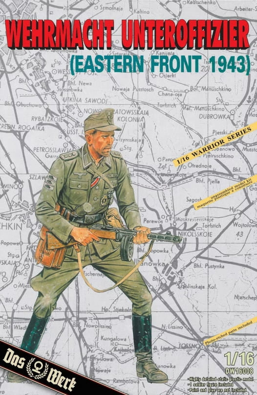 Das Werk DW16008 Wehrmacht Unteroffizier-Front de l'Est 1943 1/16 