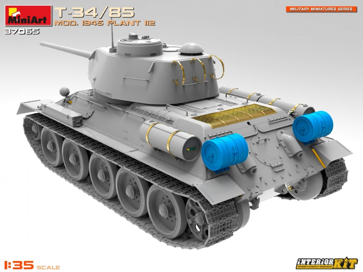 MiniArt 37065 T-34/85 MOD. 1945. PLANT 112. INTERIOR KIT 1/35 – image 6