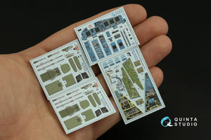 Quinta Studio QD48018 Su-34 3D-Printed coloured Interior on decal paper (KittyHawk) 1/48 – zdjęcie 5