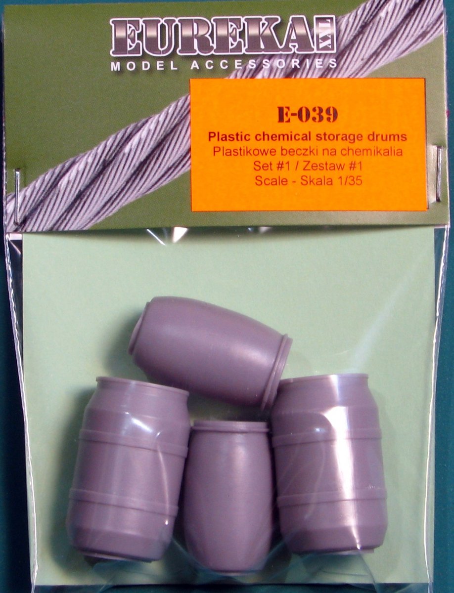 EUREKA XXL E-039 Plastic chemical storage drums Set 1 1/35