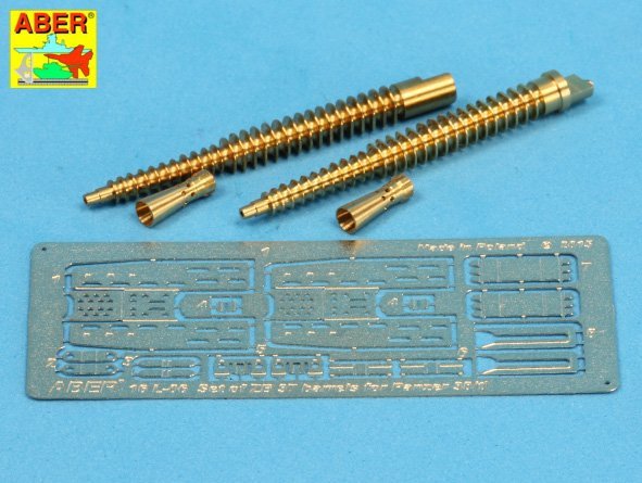 Aber 16L-06 Set of two barrels ZB 37 ​​for Panzer 38(t) 1/16