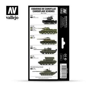 Vallejo 71613 SRussian Greens (1928’s to Present) 8 x 17ml – immagine 2