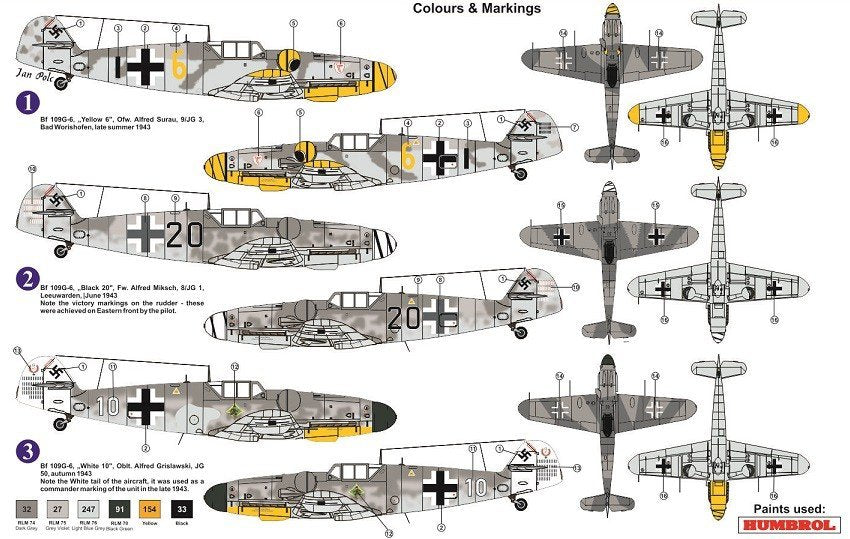 AZ Model AZ7596 Bf 109G-6 Alfred Onboard 1/72 – Bild 2