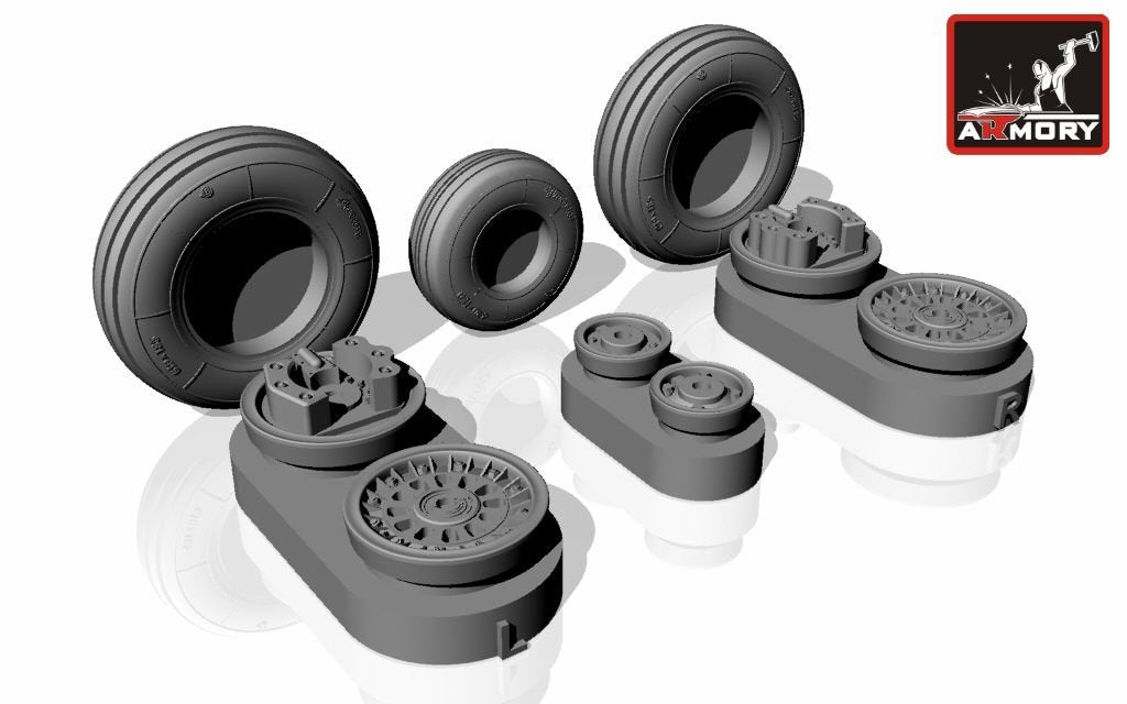 Armory Models AW48019 AERO L-39 Albatros wheels 1/48 – zdjęcie 2