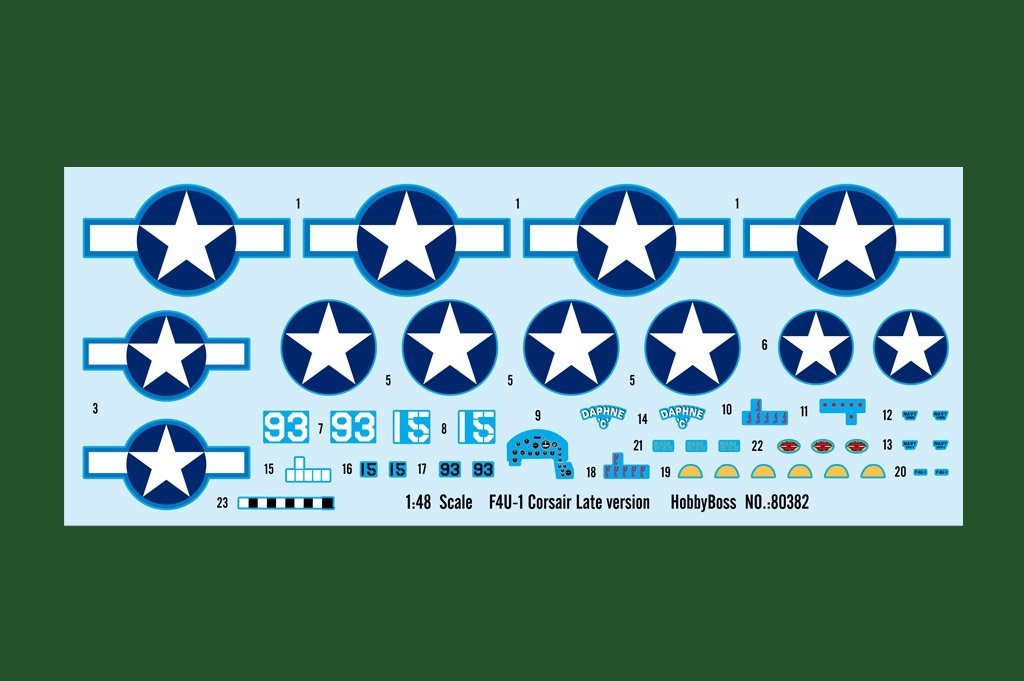 Hobby Boss 80382 F4U-1 Corsair Late version 1/48 – image 3