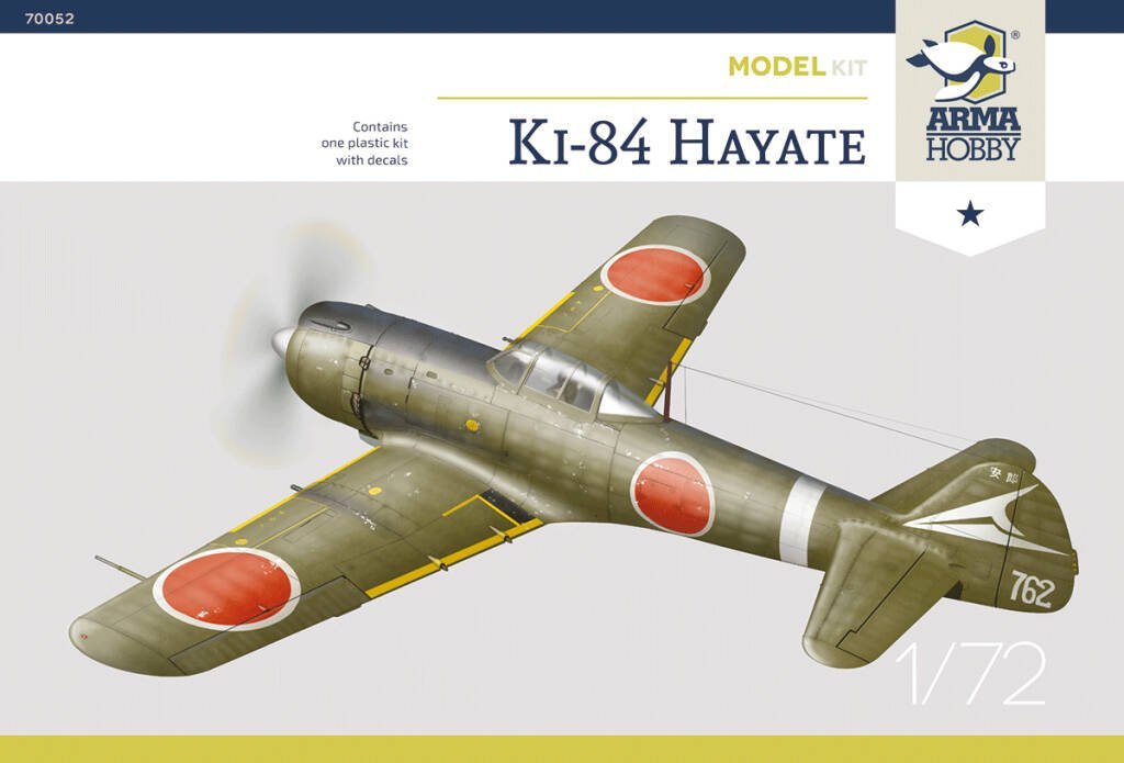 Arma Hobby 70052 Nakajima Ki-84 Hayate Model Kit 1/72 – zdjęcie 7