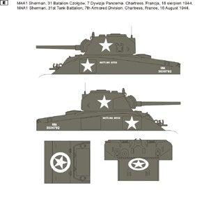 ToRo Model 35D70 - US Army Shermans at ETO vol.1 1/35 – zdjęcie 3