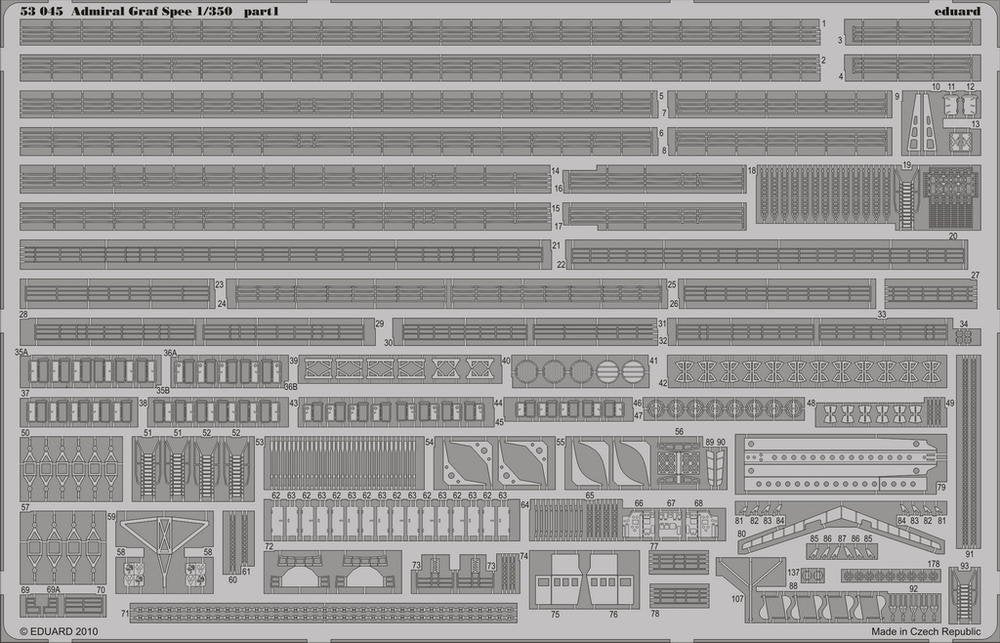 Eduard 53045 Admiral Graf Spee 1/350 TRUMPETER – zdjęcie 2