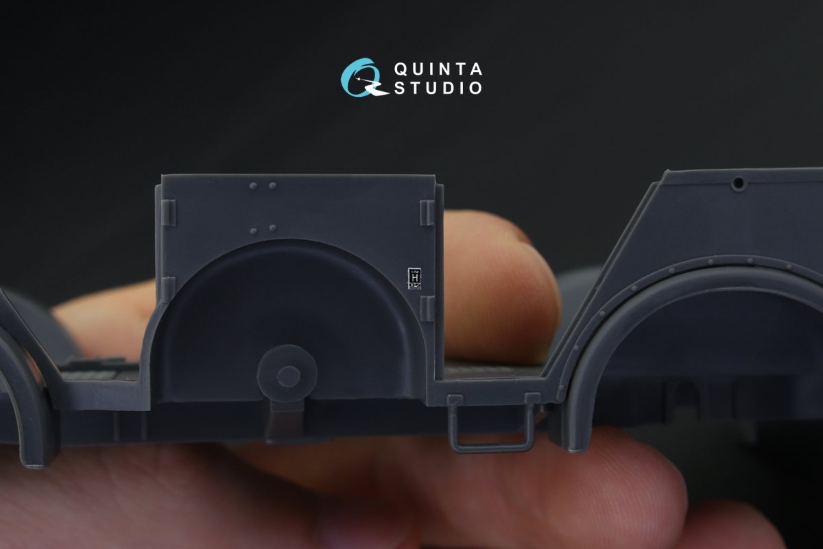 Quinta Studio QD35027 Horch 4X4 type 1a 3D-Printed &amp;amp; coloured Interior on decal paper (for Tamiya kit) 1/35 – zdjęcie 6
