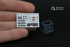 Quinta Studio QD+48568 URAL 4320 3D-Printed &amp;amp; coloured Interior on decal paper (KittyHawk/Zimi model) (with 3D-printed resin parts) 1/48 – zdjęcie 2