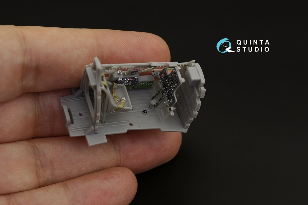 Quinta Studio QD48272 P-40B 3D-Printed &amp;amp; colored Interior on decal paper (Airfix) 1/48 – image 10
