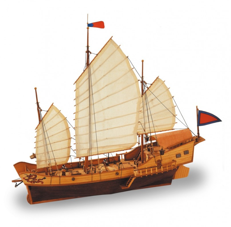 ARTESANIA LATINA 18020 Chińska dżonka Red Dragon