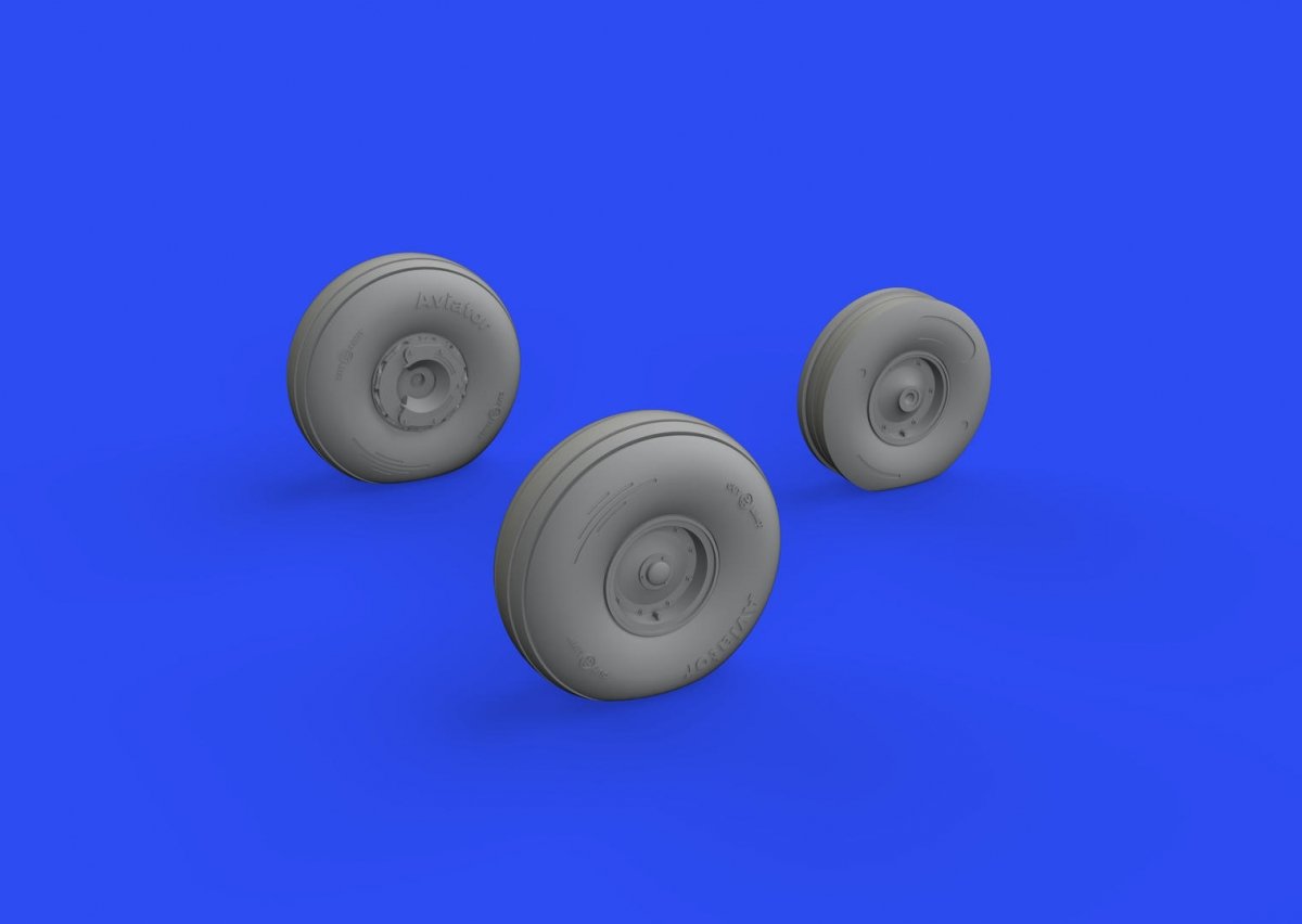 Eduard 648735 OV-10 wheels ICM 1/48 – zdjęcie 3