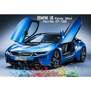 Zero Paints ZP-1303-IR-SIL Ionic Silver with highlight BMW i blue 30ml – zdjęcie 2