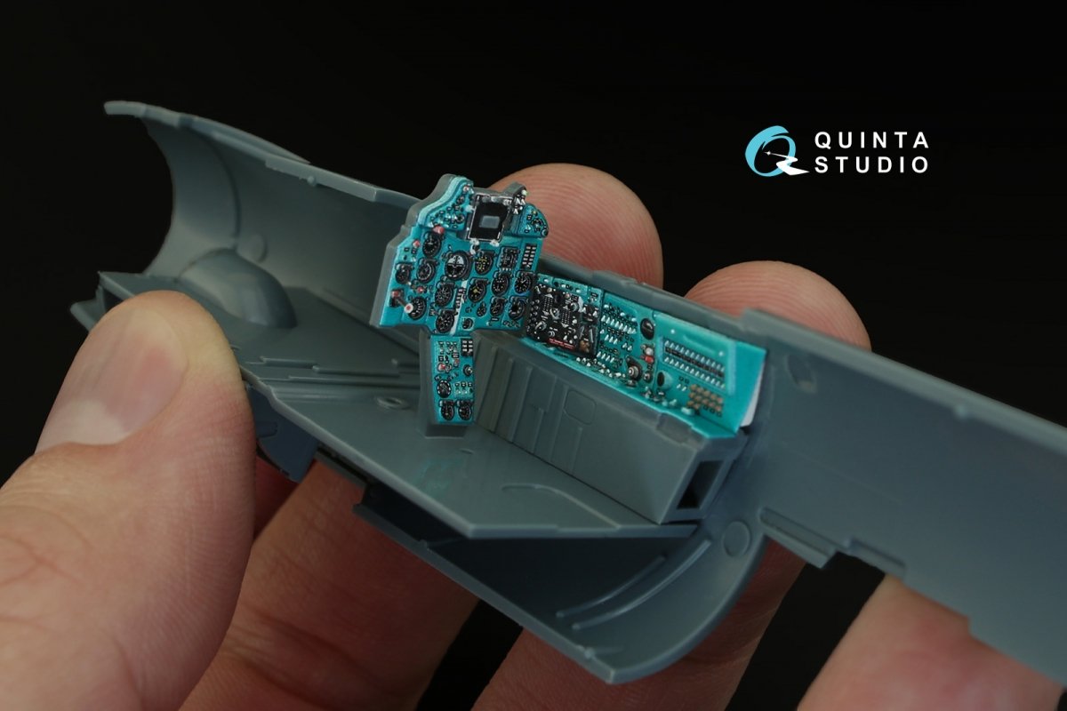Quinta Studio QD48077 MiG-21PFM 3D-Printed &amp;amp; colored Interior on decal paper (for Eduard kit) 1/48 – image 8