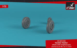 Armory Models AW72408 Hawker Hunter weighted wheels 1/72 – zdjęcie 2