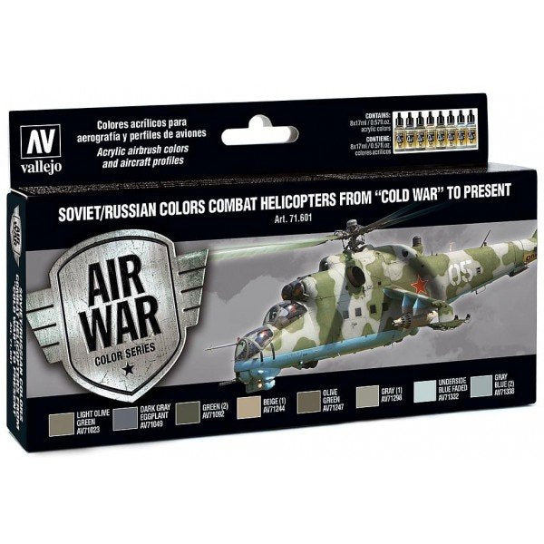 Vallejo 71601 Soviet / Russian Combat Helicopters from "Cold War" to Present 8x17 ml