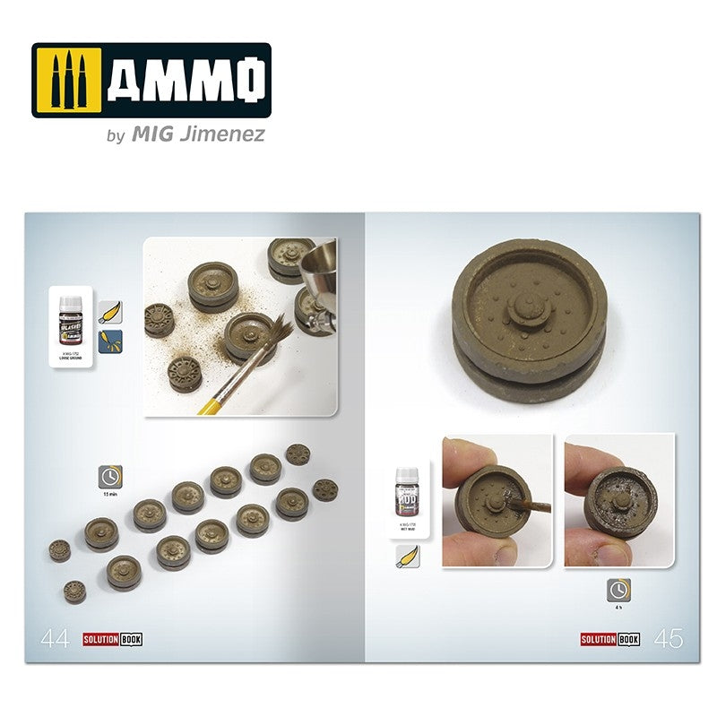 AMMO of Mig Jimenez 6603 SOLUTION BOOK 20 - How to Paint WWII Soviet Winter Vehicles (English, Spanish, Francais, Deutsch) – image 8