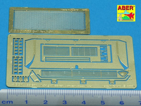 Aber 35G07 Grille covers for russian tank T-34 1/35 – zdjęcie 2