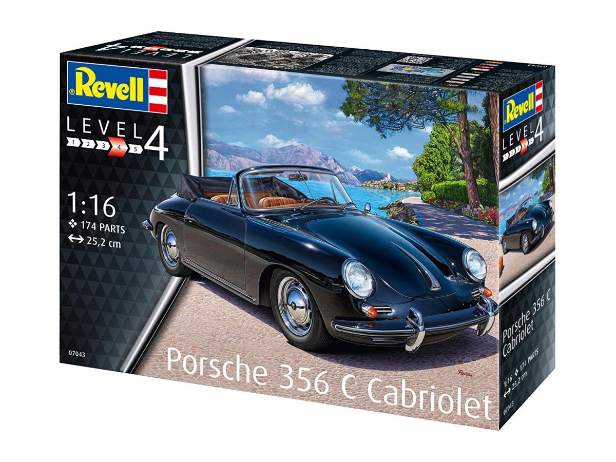 Revell 07043 Porsche 356 Cabriolet 1/16 – zdjęcie 3
